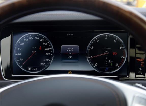 奔驰S级 2015款 S 400 L 中控类   仪表盘