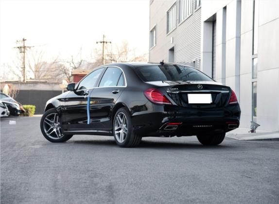 奔驰S级 2016款 S 400 L 4MATIC 外观   斜后