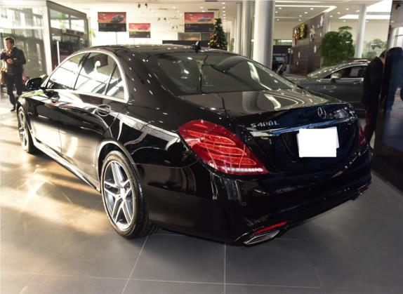 奔驰S级 2017款 S 400 L 4MATIC 外观   斜后