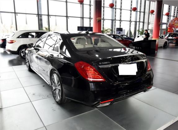 奔驰S级 2017款 S 500 L 4MATIC 外观   斜后