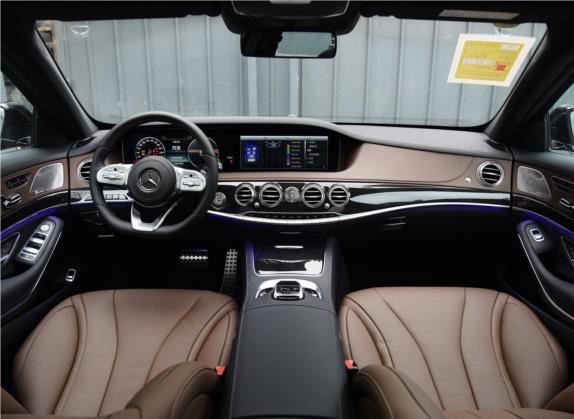 奔驰S级 2018款 S 450 L 4MATIC 卓越特别版 中控类   中控全图