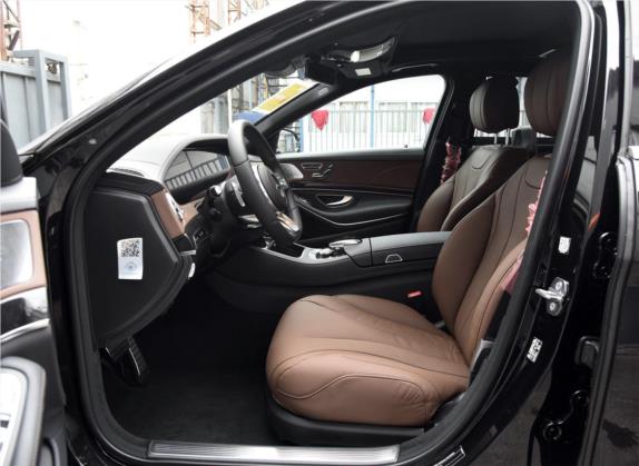 奔驰S级 2018款 S 450 L 4MATIC 卓越特别版 车厢座椅   前排空间