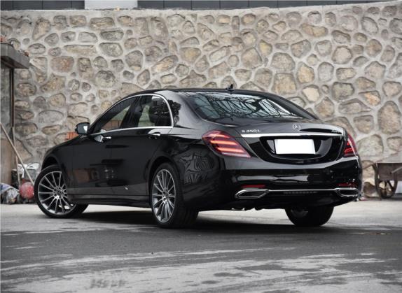 奔驰S级 2018款 S 450 L 4MATIC 卓越特别版 外观   斜后