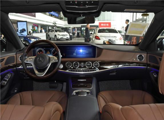 奔驰S级 2019款 S 350 L 尊贵型 中控类   中控全图