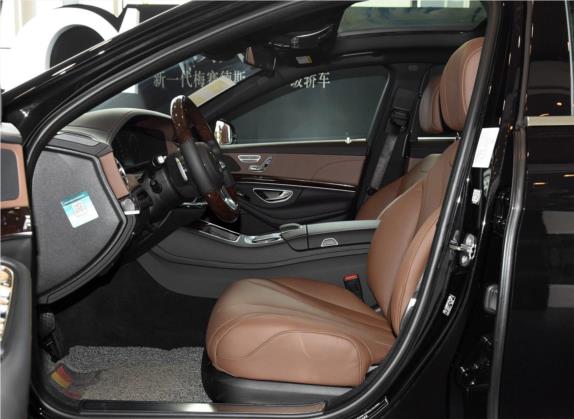 奔驰S级 2019款 S 350 L 尊贵型 车厢座椅   前排空间