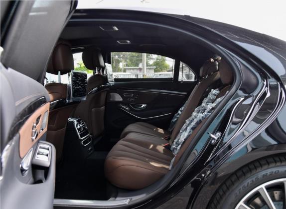 奔驰S级 2019款 S 450 L 4MATIC 车厢座椅   后排空间