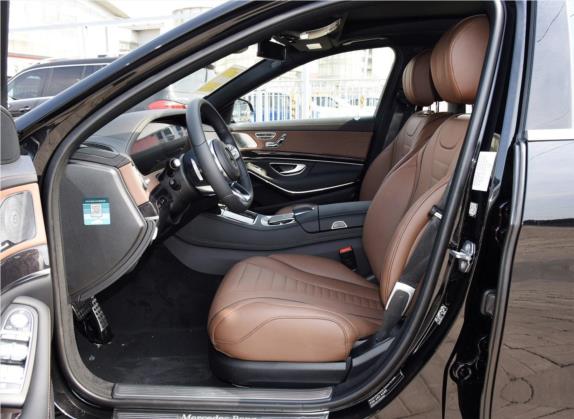奔驰S级 2019款 S 500 L 4MATIC 车厢座椅   前排空间