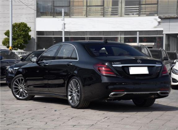 奔驰S级 2019款 S 500 L 4MATIC 外观   斜后