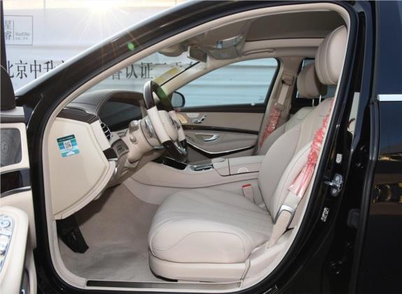 奔驰S级 2019款 S 350 L 豪华型 臻藏版 车厢座椅   前排空间