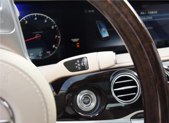 奔驰S级 2019款 S 350 L 豪华型 臻藏版 中控类   挡把