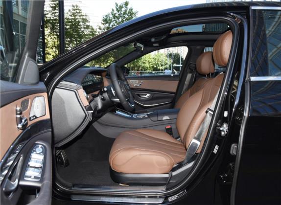 奔驰S级 2019款 S 450 L 4MATIC 臻藏版 车厢座椅   前排空间