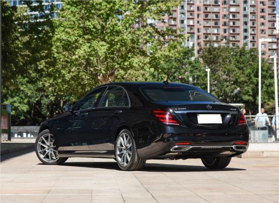 奔驰S级 2019款 S 450 L 4MATIC 臻藏版 外观   斜后
