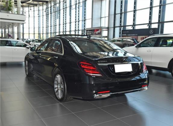 奔驰S级 2019款 S 500 L 4MATIC 臻藏版 外观   斜后