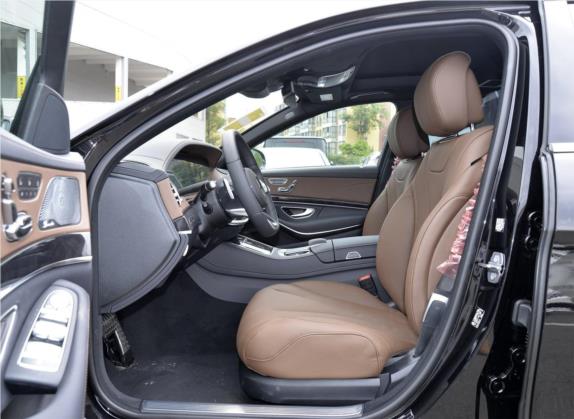 奔驰S级 2020款 S 450 L 4MATIC 臻藏版 车厢座椅   前排空间