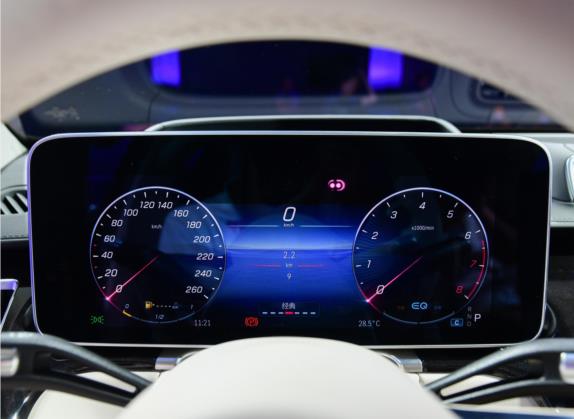 奔驰S级 2021款 S 500 L 4MATIC 中控类   仪表盘
