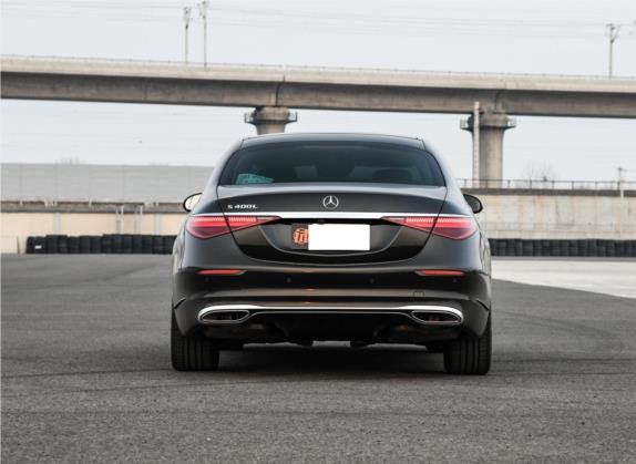 奔驰S级 2021款 S 400 L 商务型 外观   正后