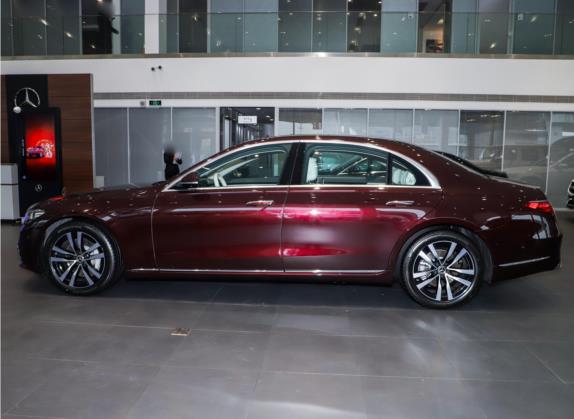 奔驰S级 2021款 S 400 L 豪华型 外观   正侧