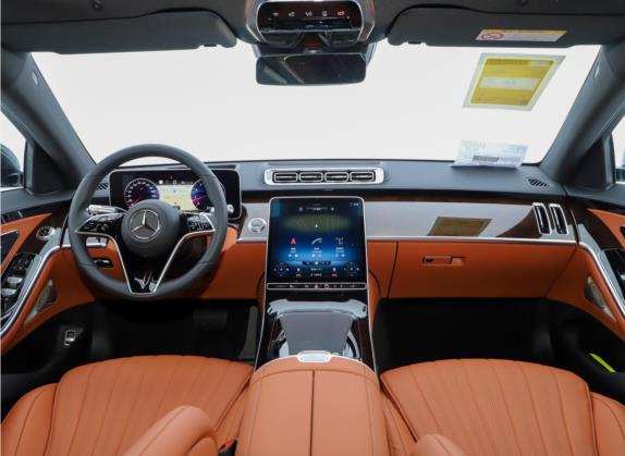 奔驰S级 2021款 S 450 L 中控类   中控全图