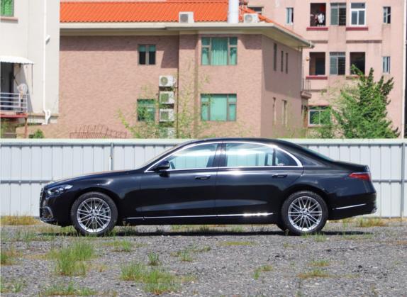 奔驰S级 2021款 S 450 L 外观   正侧