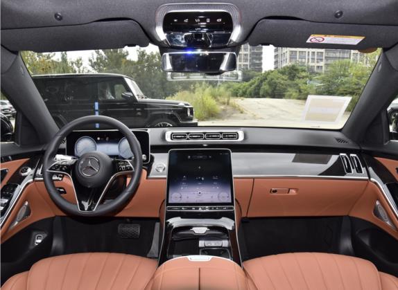 奔驰S级 2021款 改款 S 400 L 豪华型 中控类   中控全图
