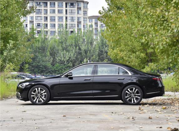 奔驰S级 2021款 改款 S 400 L 豪华型 外观   正侧