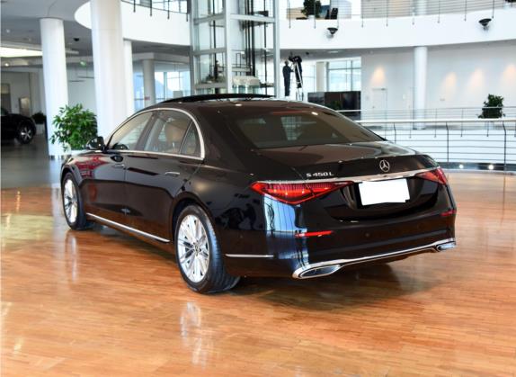 奔驰S级 2022款 改款 S 450 L 外观   斜后