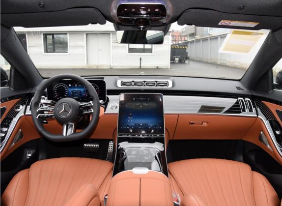 奔驰S级 2022款 改款 S 450 L 4MATIC 中控类   中控全图