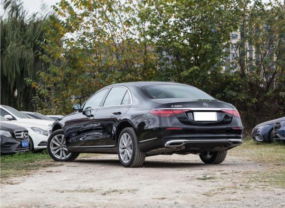 奔驰S级 2023款 S 400 L 商务型 外观   斜后