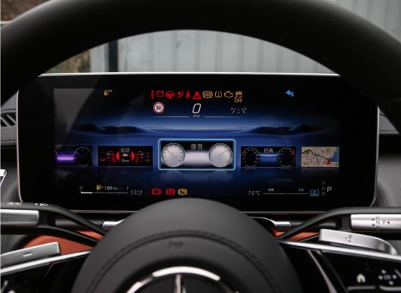 奔驰S级 2023款 S 400 L 商务型 中控类   仪表盘