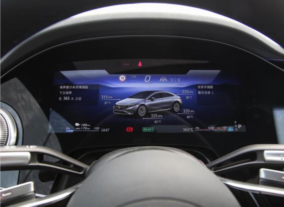 奔驰EQS 2022款 改款 450+ 豪华版 中控类   仪表盘