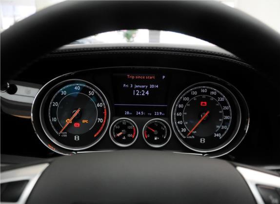欧陆 2013款 6.0T GT Speed 中控类   仪表盘