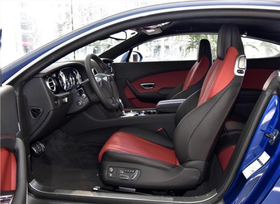 欧陆 2017款 4.0T GT V8 S 标准版 车厢座椅   前排空间