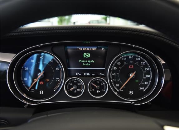 欧陆 2017款 4.0T GT V8 S 敞篷版 中控类   仪表盘