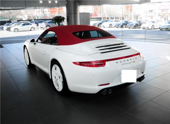 保时捷911 2013款 Carrera 4S Cabriolet 3.8L 外观   斜后