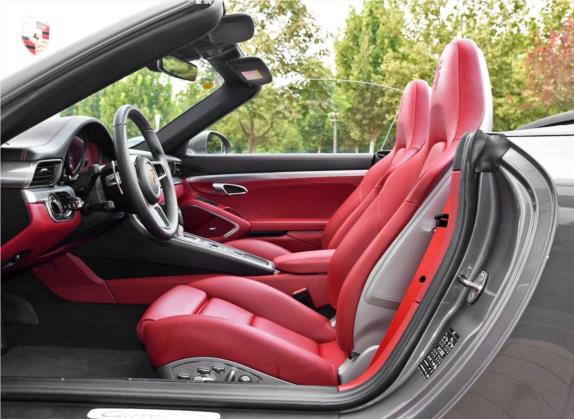 保时捷911 2016款 Carrera 4 Cabriolet 3.0T 车厢座椅   前排空间