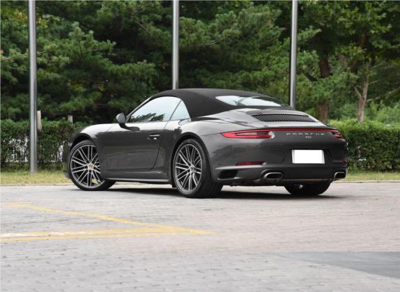 保时捷911 2016款 Carrera 4 Cabriolet 3.0T 外观   斜后