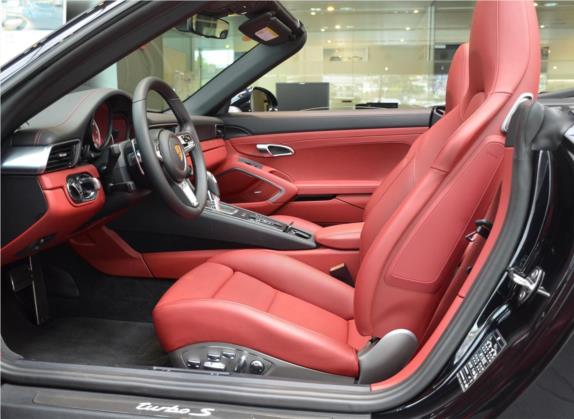 保时捷911 2016款 Turbo S Cabriolet 3.8T 车厢座椅   前排空间