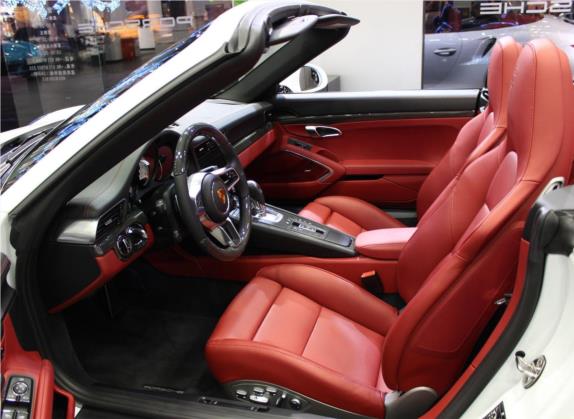 保时捷911 2016款 Turbo Cabriolet 3.8T 车厢座椅   前排空间