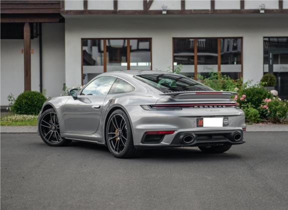 保时捷911 2020款 Turbo S 3.7T 外观   斜后