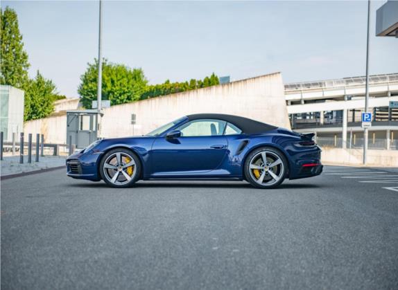 保时捷911 2020款 Turbo S Cabriolet 3.7T 外观   正侧
