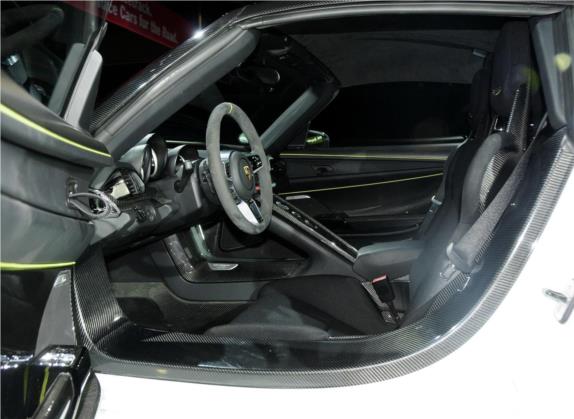 918 Spyder 2014款 Weissach package 4.6L 车厢座椅   前排空间
