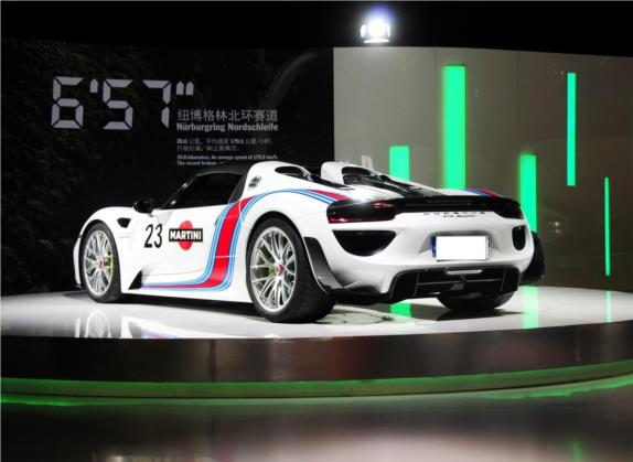 918 Spyder 2014款 Weissach package 4.6L 外观   斜后