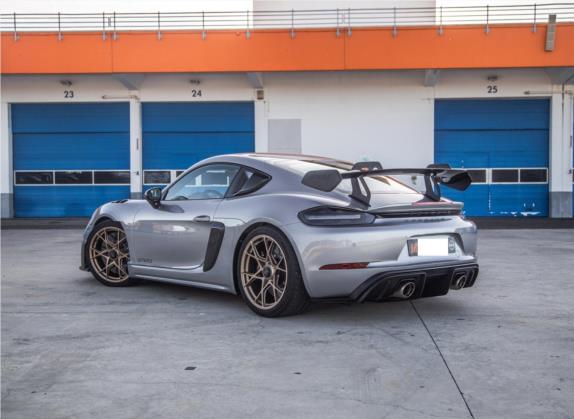 保时捷718 2022款 Cayman GT4 RS 4.0L 外观   斜后