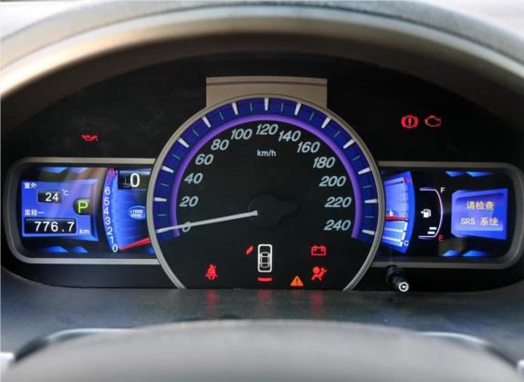 比亚迪S6 2011款 2.4L 自动尊享型 中控类   仪表盘