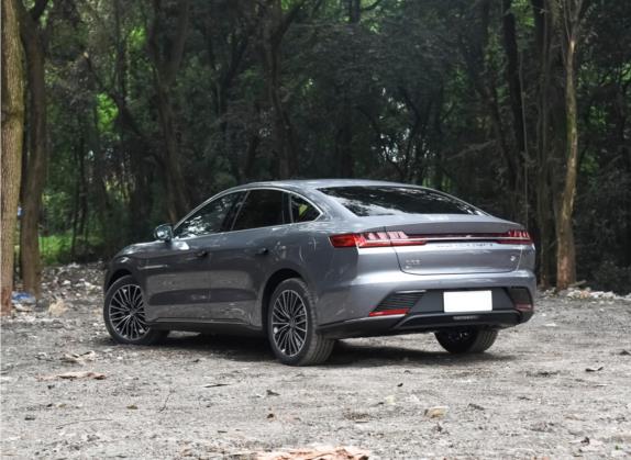 汉 2021款 EV 标准续航版豪华型 外观   斜后