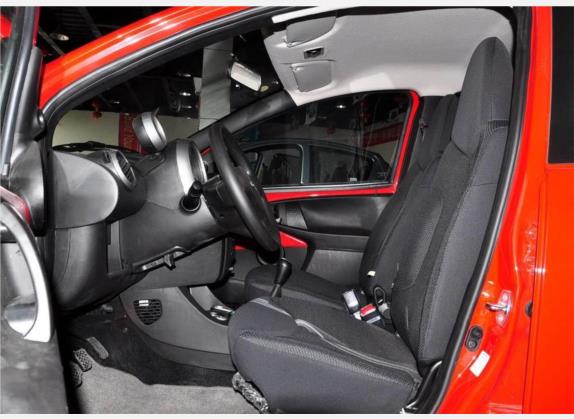 比亚迪F0 2009款 爱国版 1.0L 舒适型 车厢座椅   前排空间