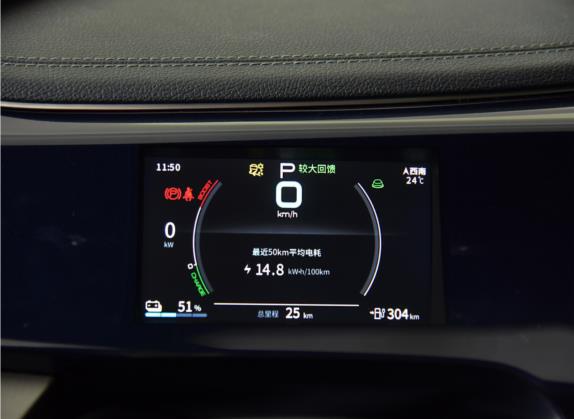 秦PLUS 2021款 EV 600KM 旗舰型 中控类   仪表盘