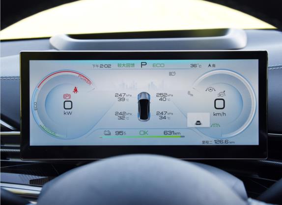 海豹 2022款 700km 长续航后驱版 中控类   仪表盘