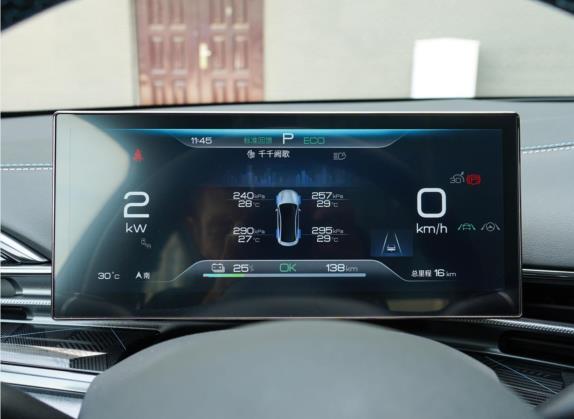 海豹 2022款 550km 标准续航后驱版尊贵型 中控类   仪表盘