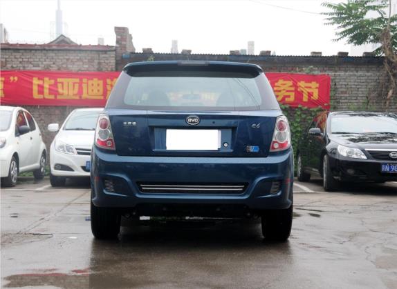 比亚迪e6 2014款 豪华型(北京版) 外观   正后